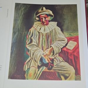 Pablo Picasso Portrait of Pierrot Custom Framed Print